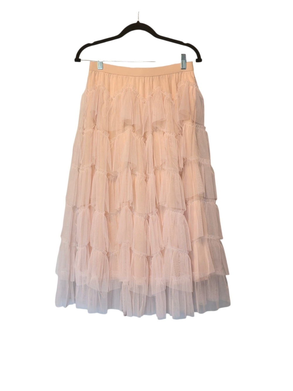 Balletcore Tulle Maxi Skirt - Blush - Picture 3 of 6